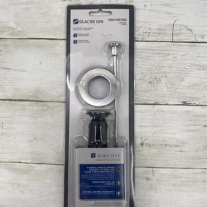 Glacier Bay Modern Drain Trim Chrome Home Plumbing And Fixtures New 10728